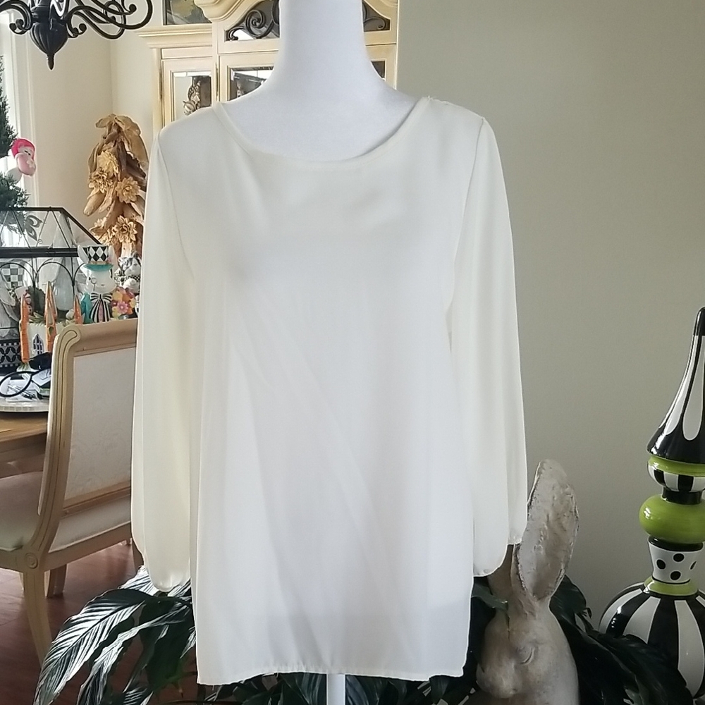 Fashionomics Cream Blouse